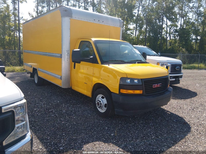 2018 Gmc Savana Cutaway Work Van Yellow vin: 7GZ37TCG4JN901821
