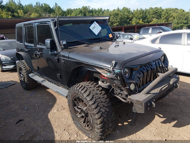 2016 Jeep Wrangler Unlimited Sport Black vin: 1C4BJWDG1GL144116