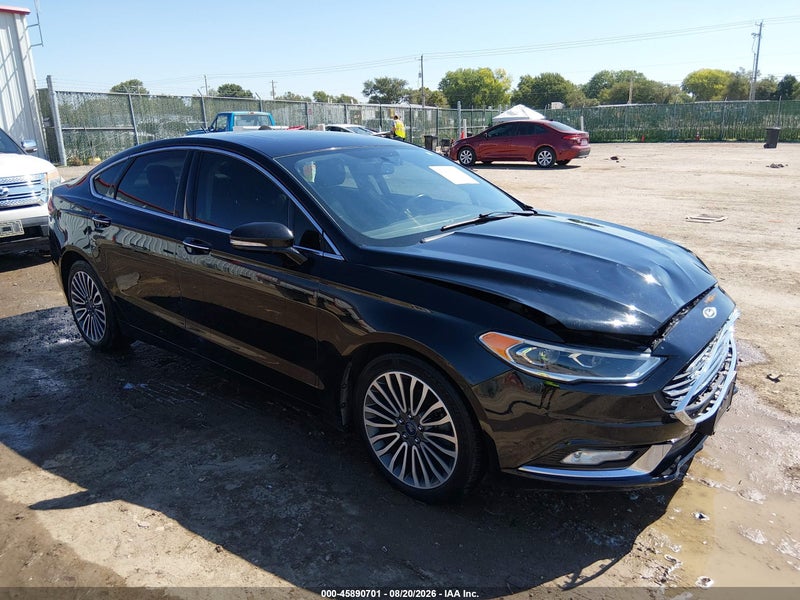 2018 Ford Fusion Titanium Black vin: 3FA6P0D98JR219732