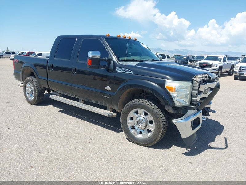 2015 Ford F-350 Lariat Black vin: 1FT8W3BTXFEB88175