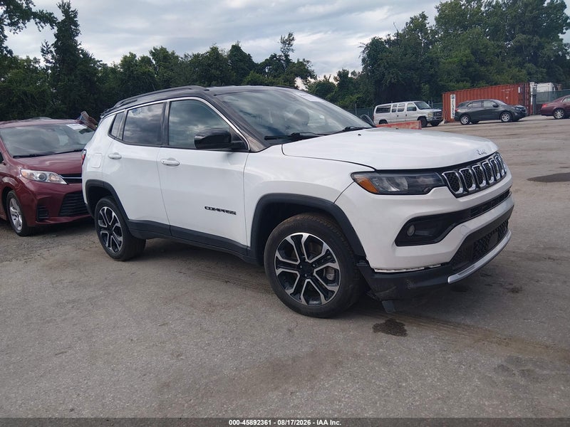 2023 Jeep Compass Limited 4x4 White vin: 3C4NJDCN4PT567424
