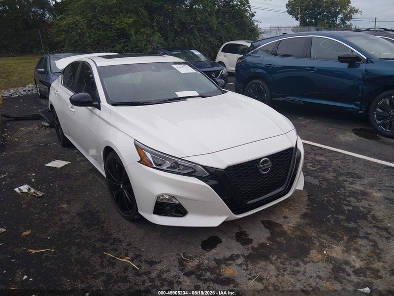 2022 Nissan Altima Sr Fwd Белый vin: 1N4BL4CV1NN339154