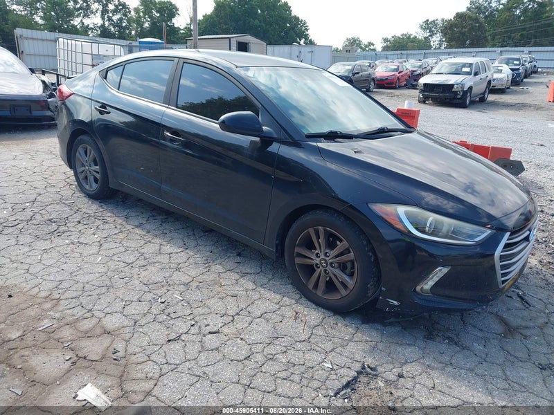 2017 Hyundai Elantra Se Black vin: KMHD84LF4HU149660