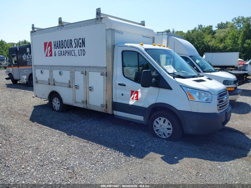 2019 Ford Transit-350 Cutaway   White vin: 1FDBW7PM0KKB48399