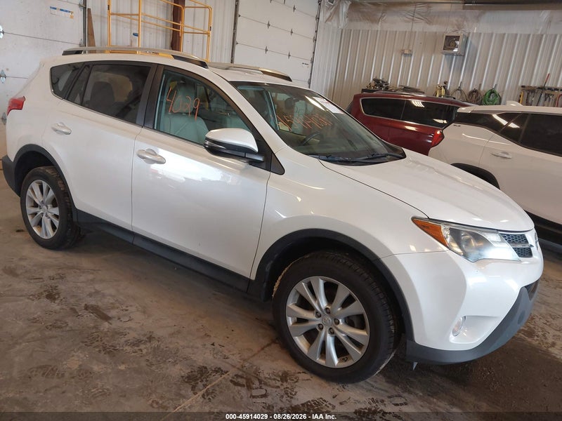 2013 Toyota Rav4 Limited White vin: 2T3DFREV8DW097331