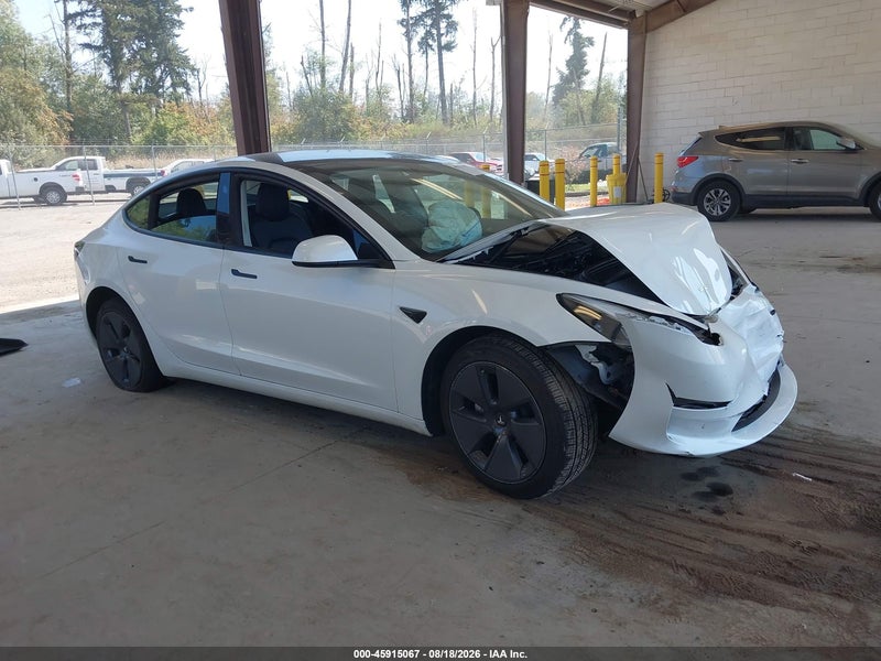 2023 Tesla Model 3 Rear-wheel Drive White vin: 5YJ3E1EA4PF475474