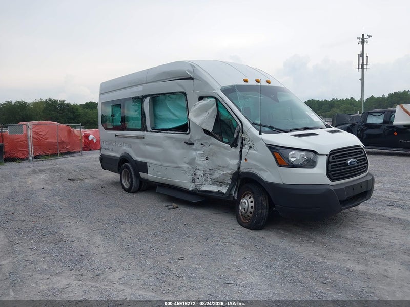 2019 Ford Transit-350 Xl White vin: 1FBVU4XM5KKA74066