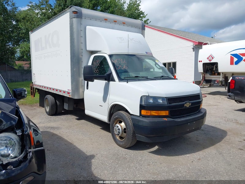 2020 Chevrolet Express Cutaway Work Van White vin: 1GB3GSCG4L1172841