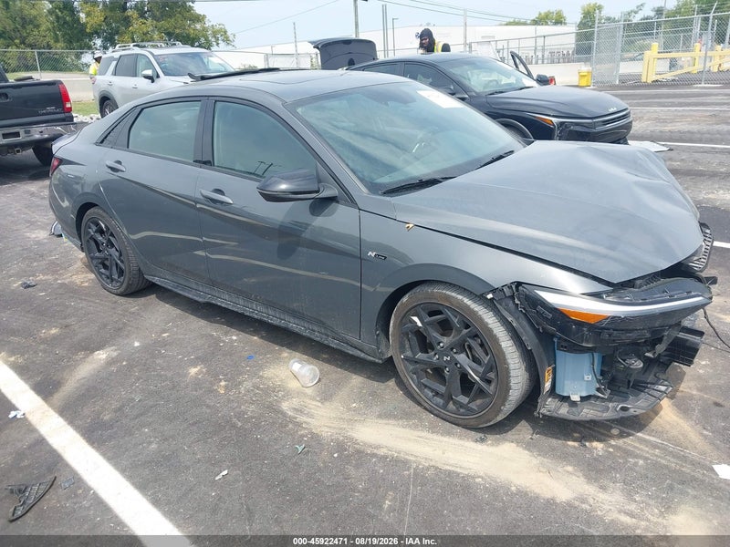 2025 Hyundai Elantra N Line Gray vin: KMHLR4DF6SU944966