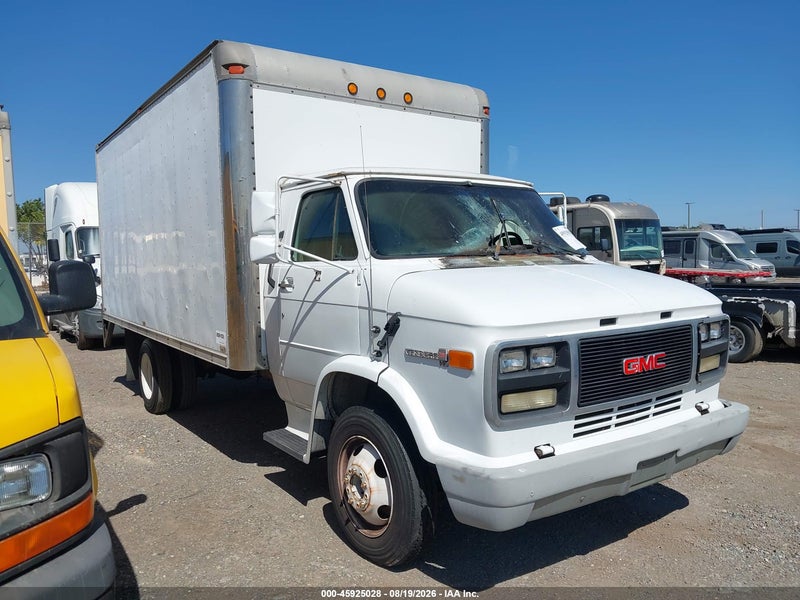 1995 Gmc G-p School Bus Chassis White vin: 1GDKH32N6S3501225