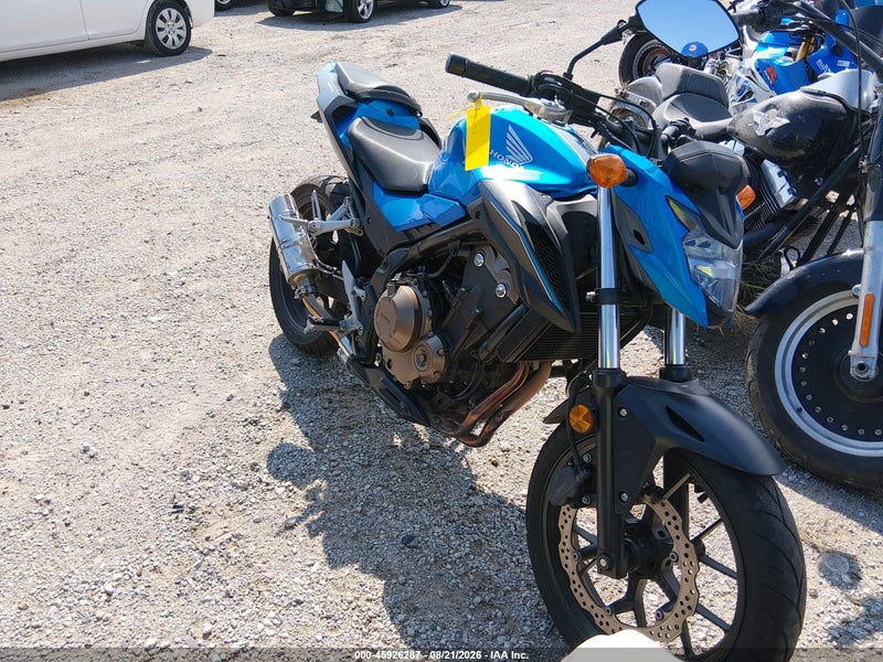 2018 Honda Cb500 F Blue vin: MLHPC4512J5500449