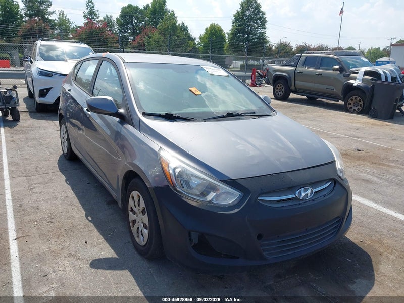 2017 Hyundai Accent Se Gray vin: KMHCT5AE0HU342446