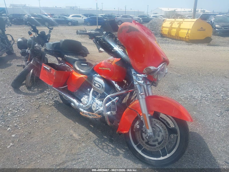 2012 Harley-davidson Flhx Street Glide Оранжевый vin: 1HD1KBM13CB645603