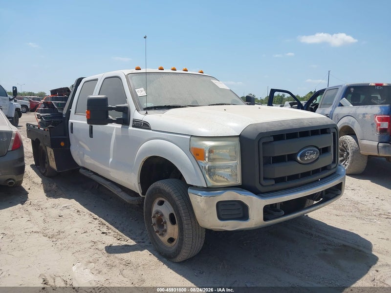 2012 Ford F-350 Chassis Xl White vin: 1FD8W3H65CEB81708