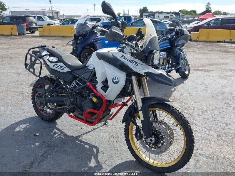 2011 Bmw F800 Gs White vin: WB1022901BZU03652