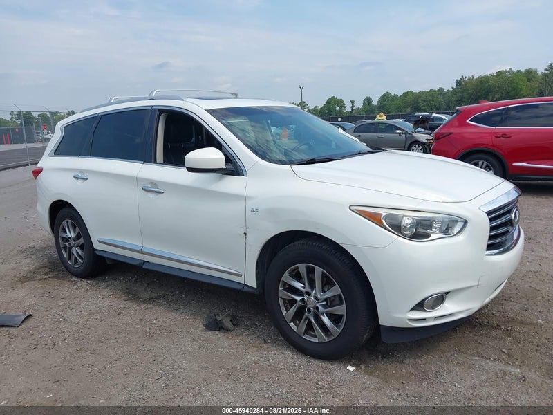 2014 Infiniti Qx60 White vin: 5N1AL0MN2EC522714