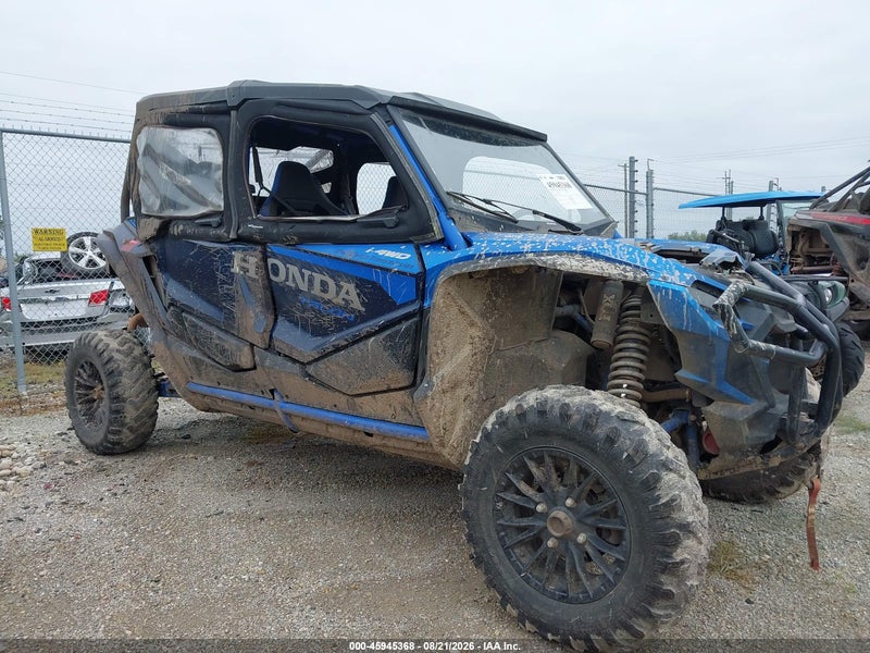 2023 Honda Sxs1000 S4x Blue vin: 1HFVE06E7P4301237