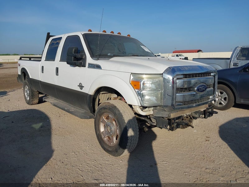 2014 Ford F-350 Xlt White vin: 1FT8W3BT4EEB33588
