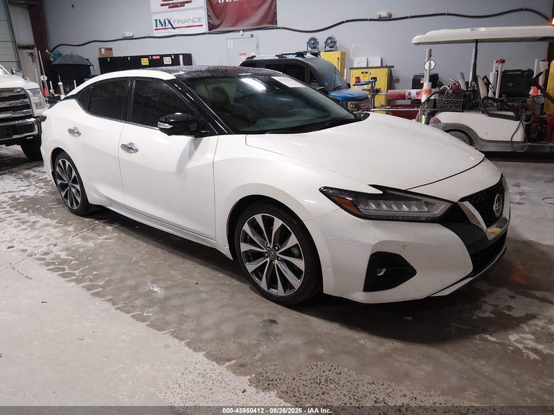 2021 Nissan Maxima Platinum Xtronic Cvt White vin: 1N4AA6FV5MC506487