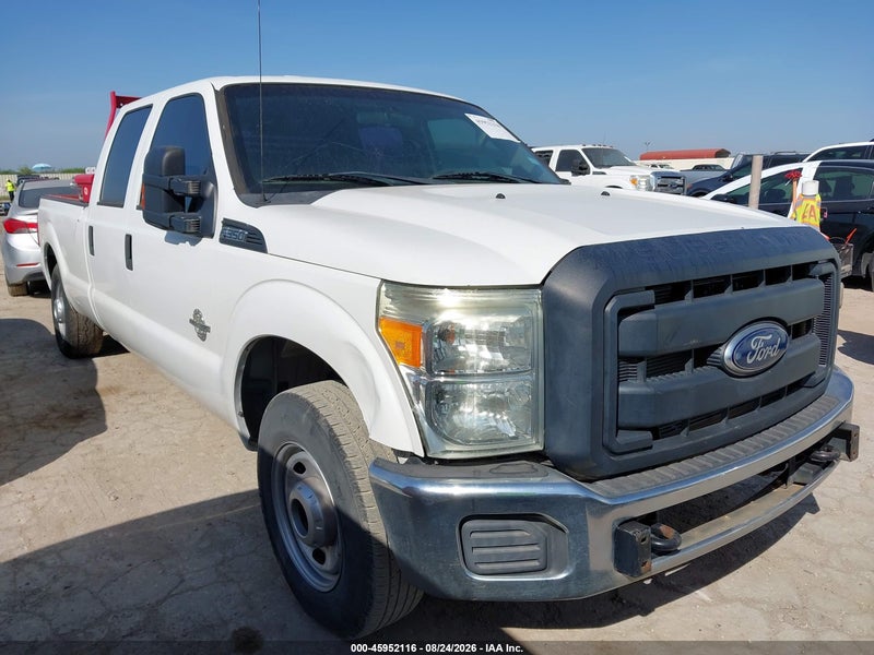 2012 Ford F-350 Xl White vin: 1FT8W3AT3CEC35334
