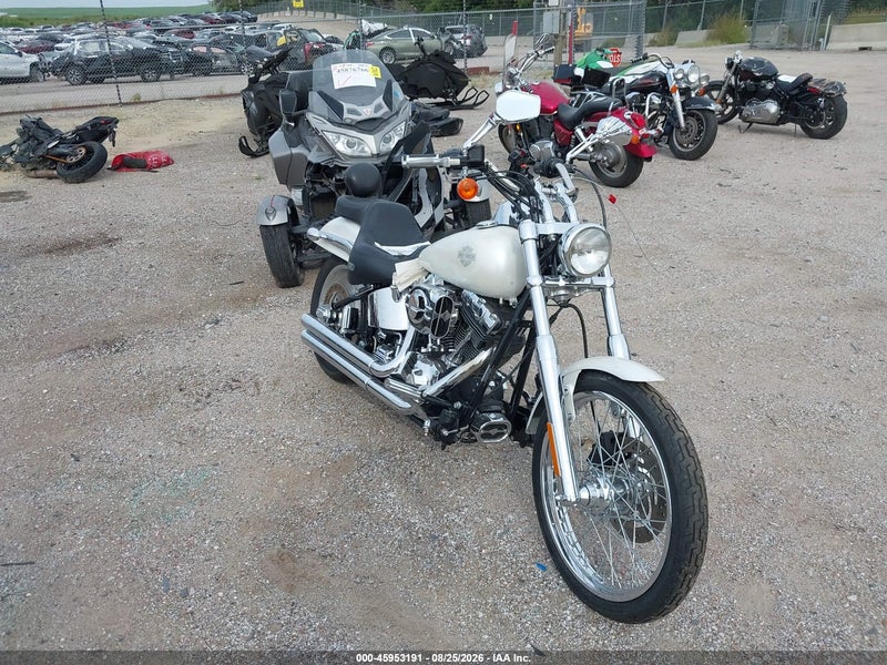 2004 Harley-davidson Fxstd   Белый vin: 1HD1BSY194Y011835