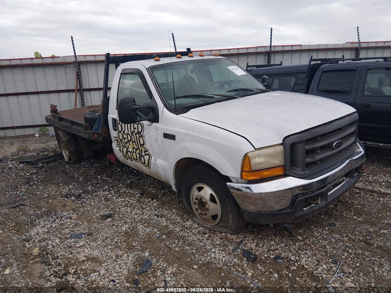 2000 Ford F-350 Lariat/xl/xlt White vin: 1FDWF36F2YEE12064