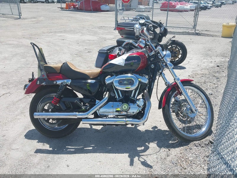 2007 Harley-davidson Xl1200 C Black vin: 1HD1CT31X7K408522