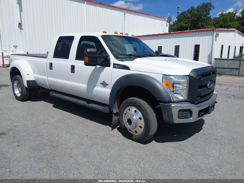 2016 Ford F-450 Xl White vin: 1FT8W4DT2GEC64153
