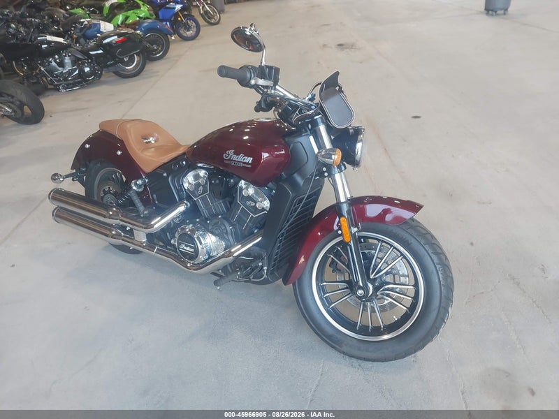 2022 Indian Motorcycle Co. Scout Abs Maroon vin: 56KMSA001N3184544