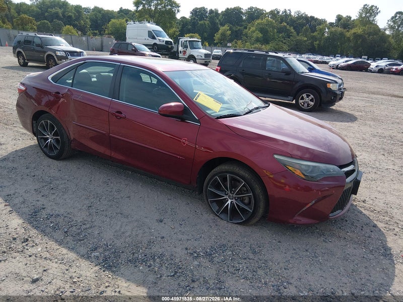 2015 Toyota Camry Xse V6 Red vin: 4T1BK1FK9FU568617