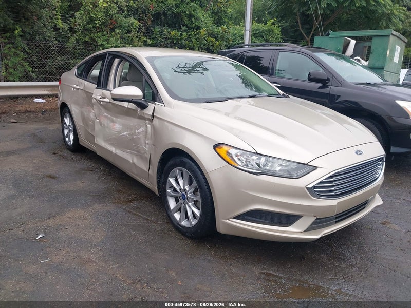 2017 Ford Fusion Se Желто-коричневый vin: 3FA6P0H79HR251723
