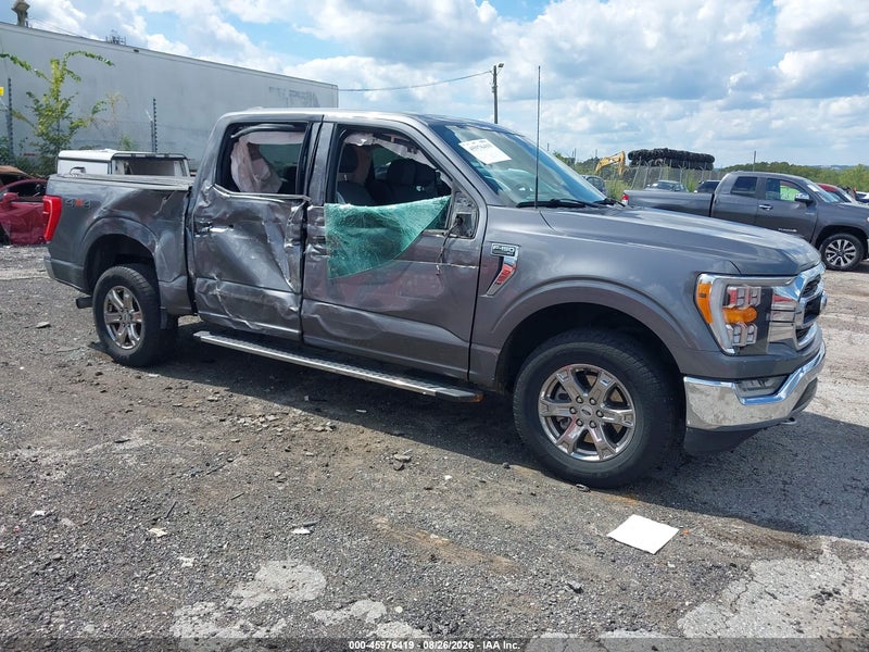 2021 Ford F-150 Xlt Gray vin: 1FTFW1E89MFB84323