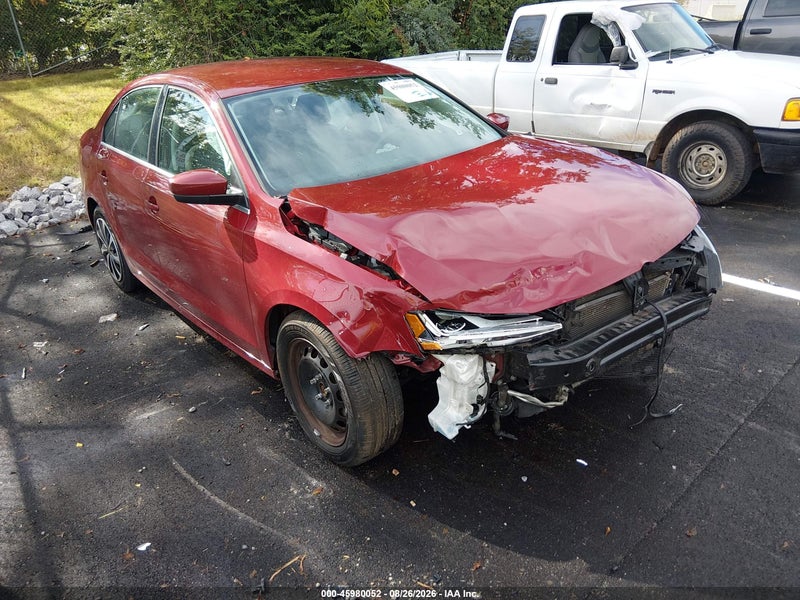 2017 Volkswagen Jetta 1.4t S Красный vin: 3VW2B7AJ1HM245673