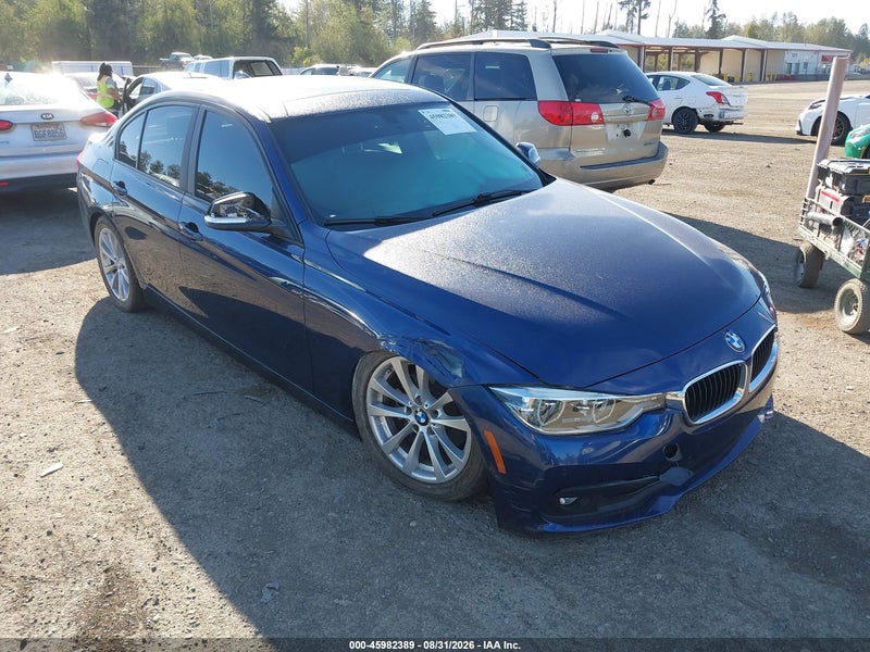 2018 Bmw 320i Dark Blue vin: WBA8E1G59JNU92282