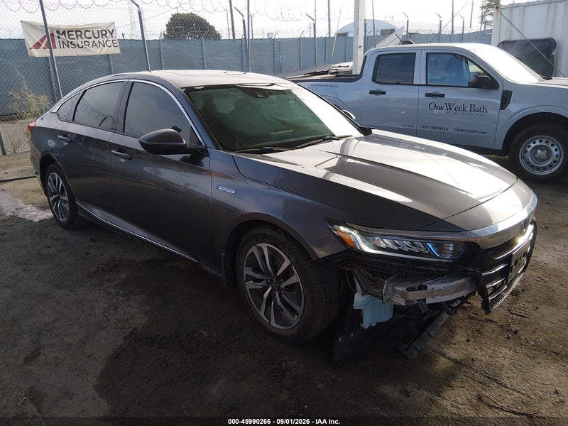 2019 Honda Accord Hybrid Ex Gray vin: 1HGCV3F47KA020075