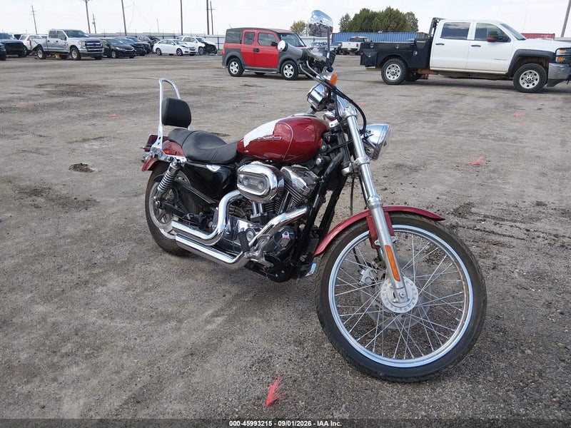 2007 Harley-davidson Xl1200 C Red vin: 1HD1CT3147K443993
