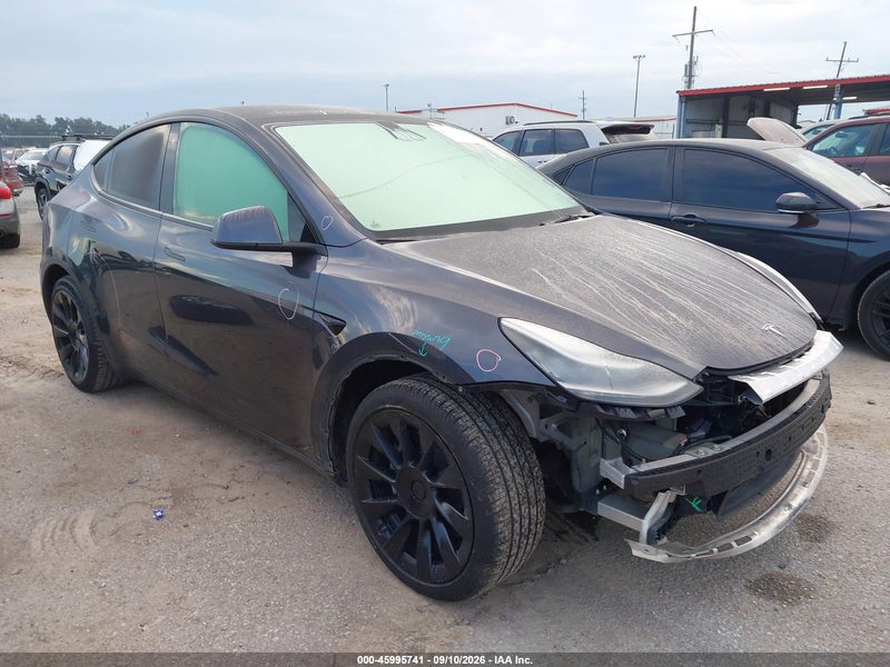 2023 Tesla Model Y Awd/long Range Dual Motor All-wheel Drive Gray vin: 7SAYGAEE1PF604972