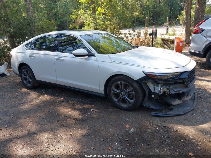 2023 Honda Accord Ex White vin: 1HGCY1F32PA045895