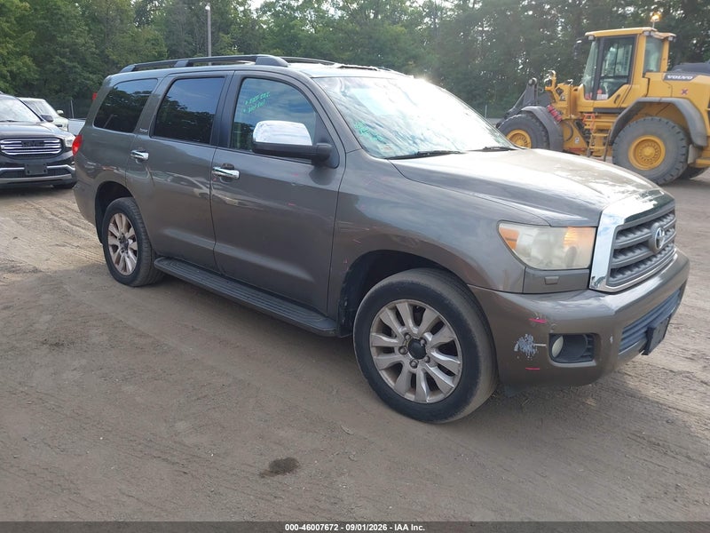 2008 Toyota Sequoia Platinum 5.7l V8 Brown vin: 5TDBY67A78S022234