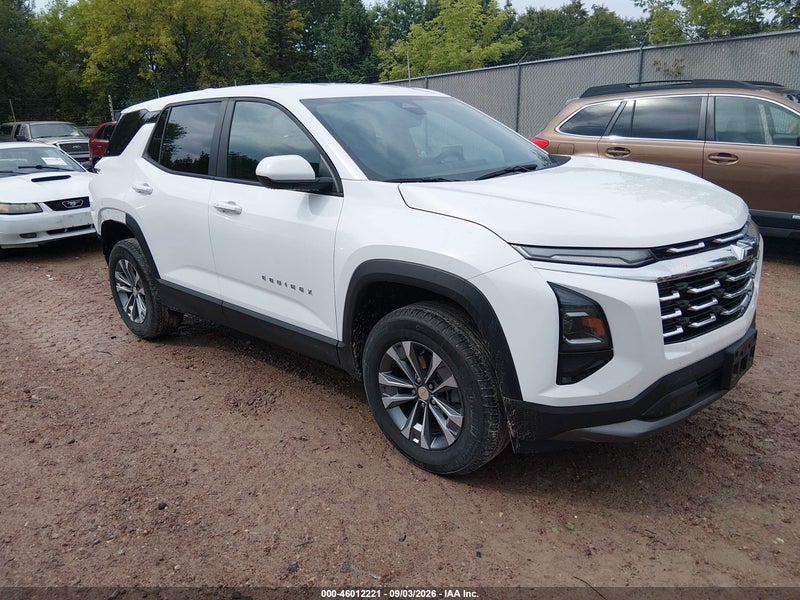 2026 Chevrolet Equinox Awd Lt White vin: 3GNAXPEG5TL149226