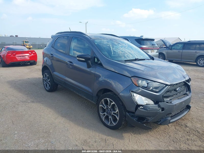 2020 Ford Ecosport Ses Gray vin: MAJ6S3JL9LC358396