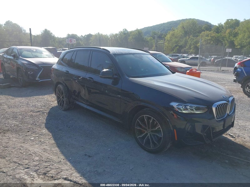 2022 Bmw X3 Sdrive30i Черный vin: WBX47DP06NN158270