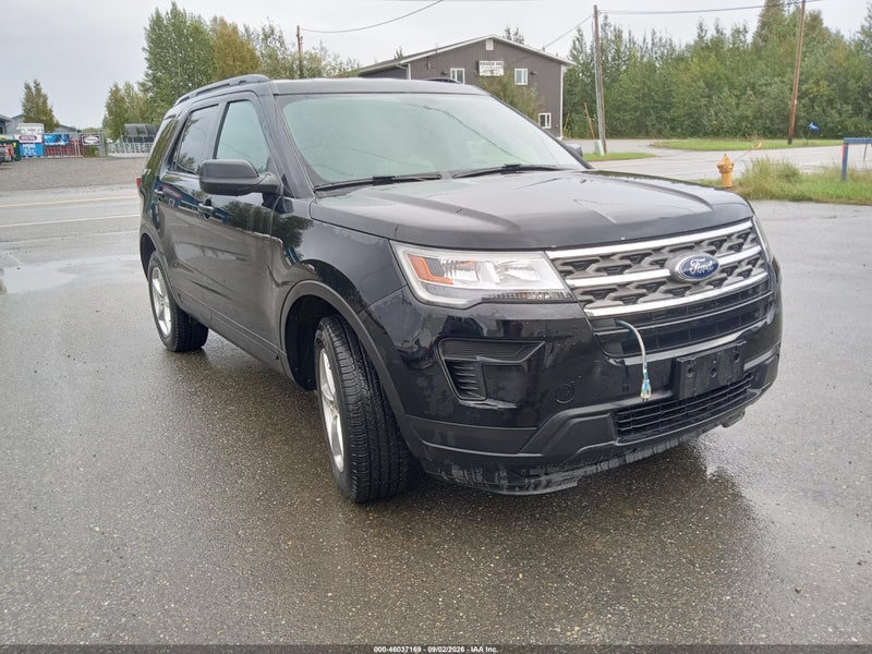 2018 Ford Explorer   Black vin: 1FM5K8B88JGC45666