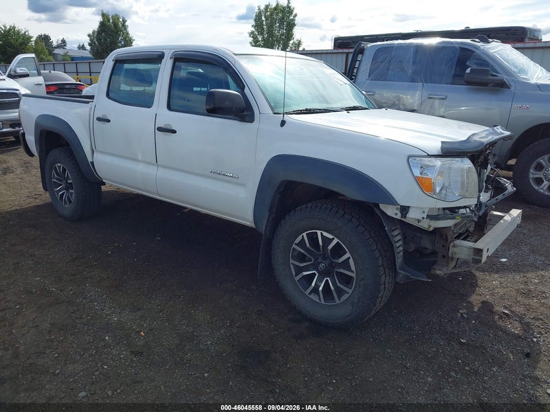 2008 Toyota Tacoma Base V6 White vin: 5TELU42N78Z536506