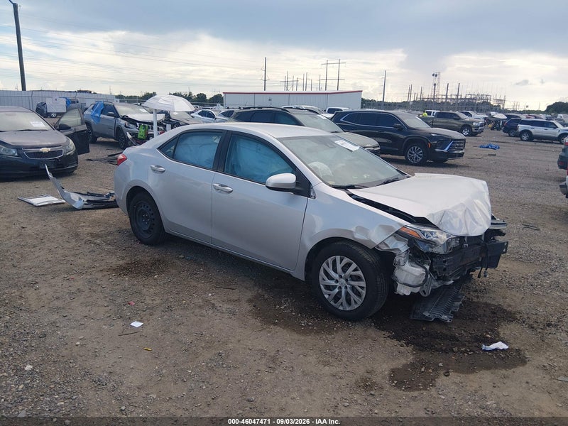 2017 Toyota Corolla Le Серебряный vin: 2T1BURHE0HC946120