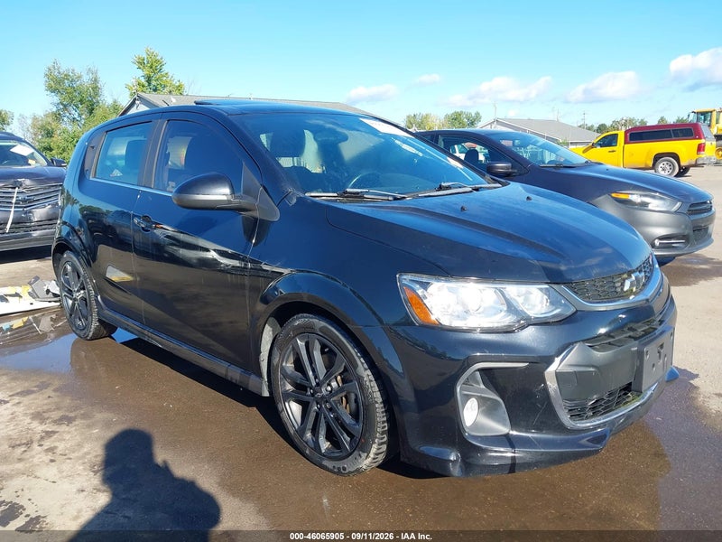 2018 Chevrolet Sonic Lt Auto Black vin: 1G1JD6SB6J4126389