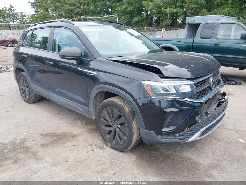 2022 Volkswagen Taos 1.5t S Black vin: 3VVDX7B27NM002399