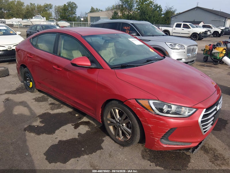 2018 Hyundai Elantra Sel vin: 5NPD84LF4JH250511