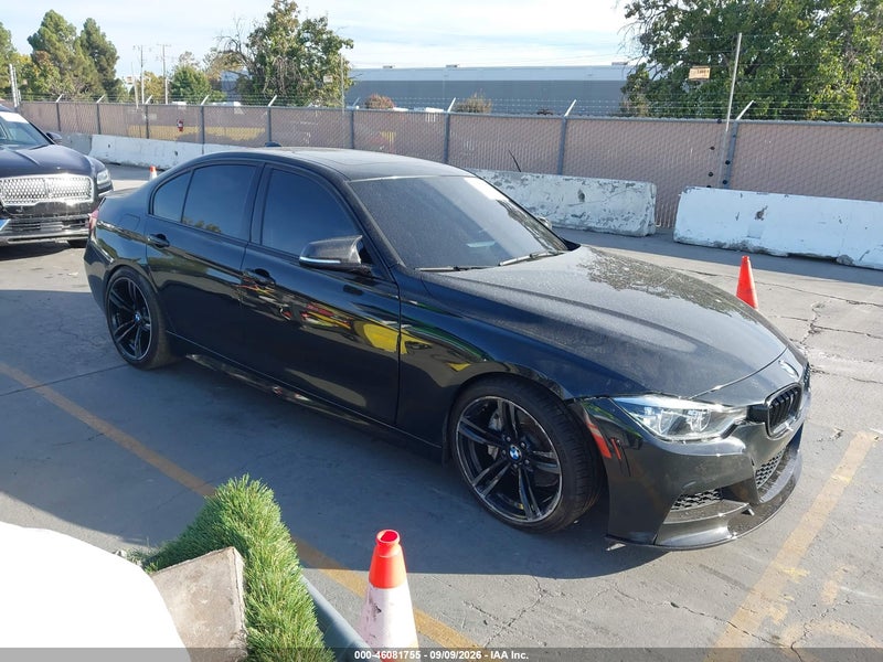 2014 Bmw 335i   Black vin: WBA3A9C58EF686490