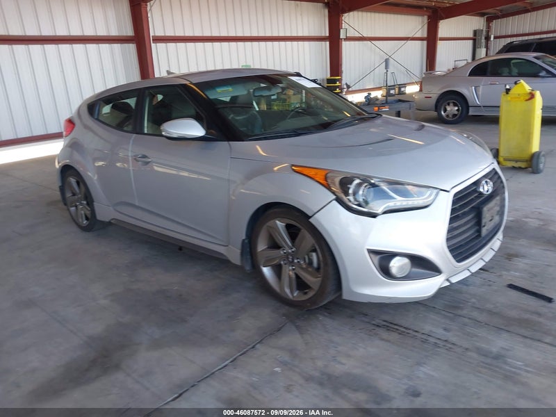 2013 Hyundai Veloster Turbo W/black vin: KMHTC6AE7DU178208